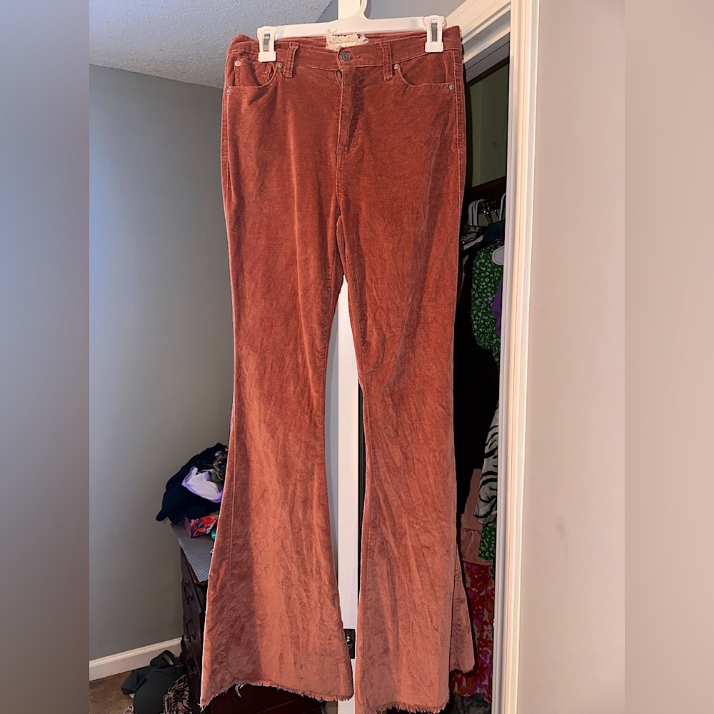 Corduroy flare jeans